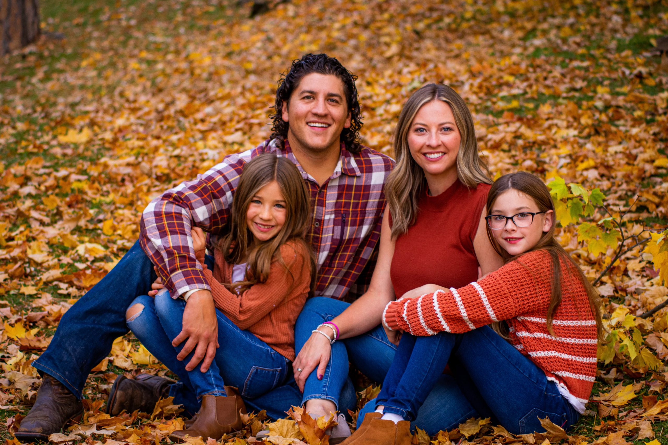 Josh, Megan, Emma, &amp; Tatum's Fall Photos